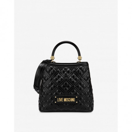 BORSA QUILTED NAPPA PU NERO