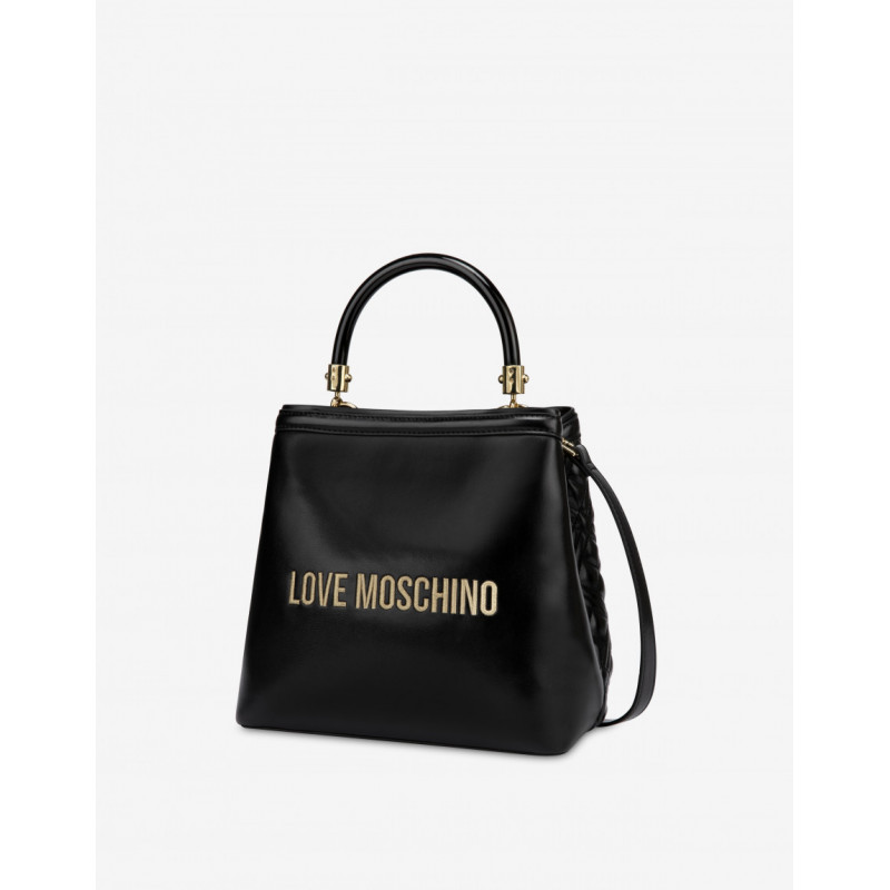 BORSA QUILTED NAPPA PU NERO