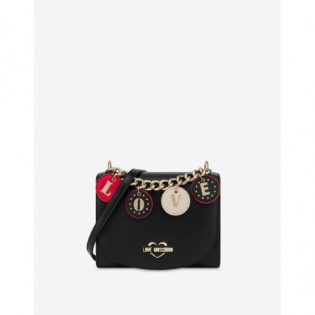 BORSA SMALL GRAIN PU NERO