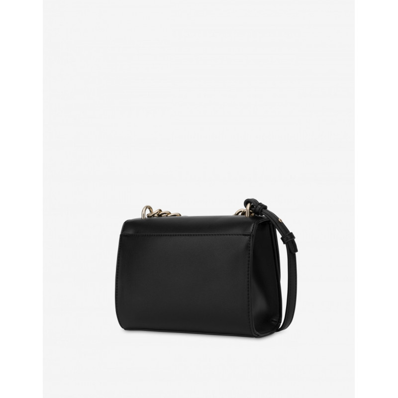 BORSA SMALL GRAIN PU NERO