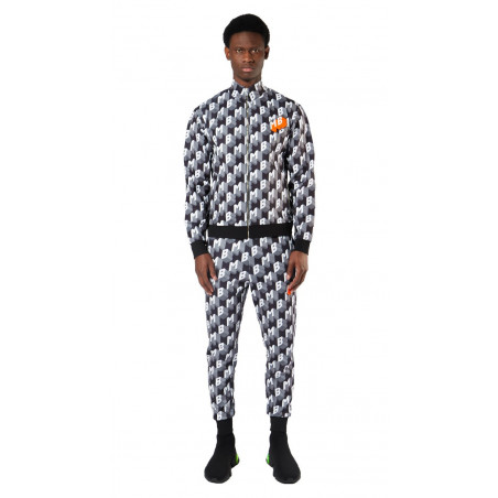 ALL OVER ORANGE BAGDE TRACKSUIT