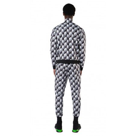 ALL OVER ORANGE BAGDE TRACKSUIT